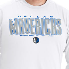 NBA Dallas Mavericks G-III Sports by Carl Banks Adaptive Printed Mesh Effect Long Sleeve T-Shirt sale