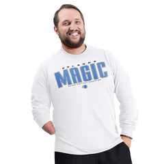 NBA Orlando Magic G-III Sports by Carl Banks Adaptive Printed Mesh Effect Long Sleeve T-Shirt