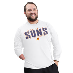 NBA Phoenix Suns G-III Sports by Carl Banks Adaptive Printed Mesh Effect Long Sleeve T-Shirt