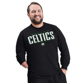 NBA Boston Celtics G-III Sports by Carl Banks Adaptive Printed Mesh Effect Long Sleeve T-Shirt