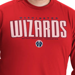 NBA Washington Wizards G-III Sports by Carl Banks Adaptive Printed Mesh Effect Long Sleeve T-Shirt