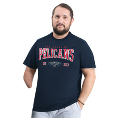 NBA New Orleans Pelicans G-III Sports by Carl Banks Adaptive Classic Team Spirit Short Sleeve T-Shirt