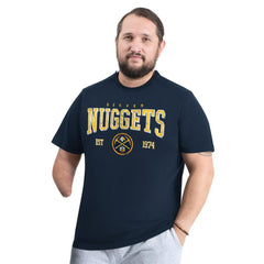 NBA Denver Nuggets G-III Sports by Carl Banks Adaptive Classic Team Spirit Short Sleeve T-Shirt sale