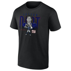 Jaxson Dart Humble Shadow Player Graphic T-Shirt - New York Giants