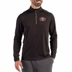 Cutter & Buck Coastline Epic Comfort Recycled Quarter-Zip Pullover - San Francisco 49ers