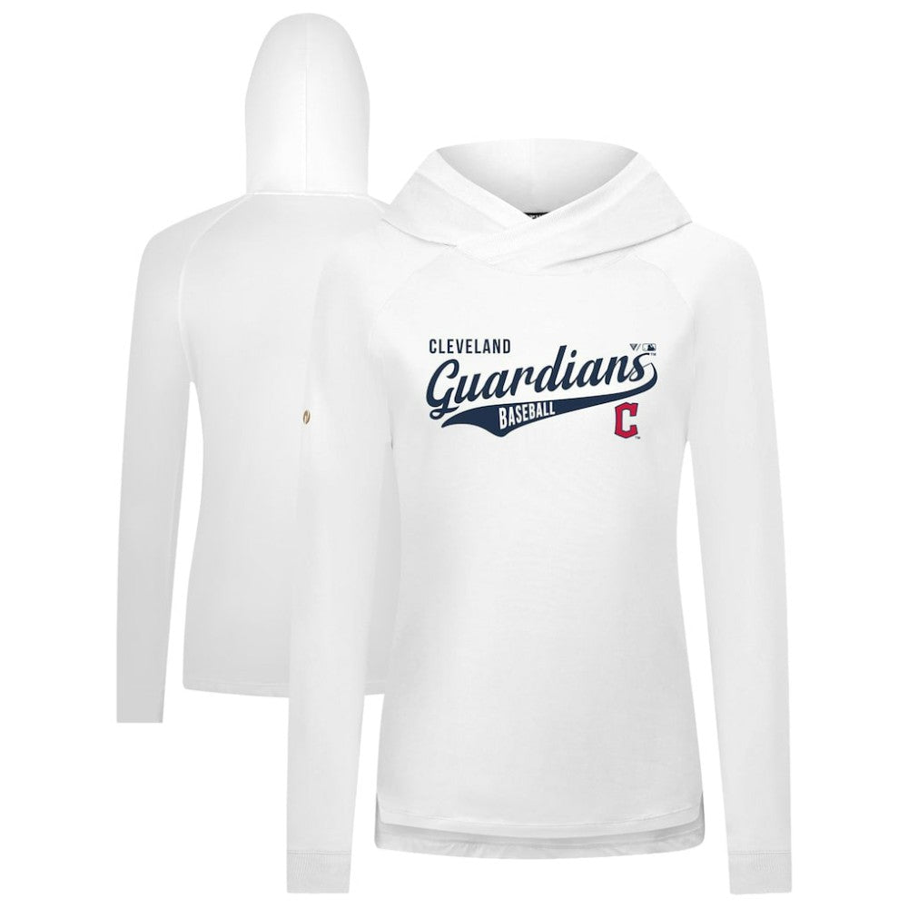 MLB Cleveland Guardians Levelwear Women's Slender Glide Raglan Hoodie