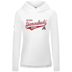MLB Arizona Diamondbacks Levelwear Women's Slender Glide Raglan Hoodie