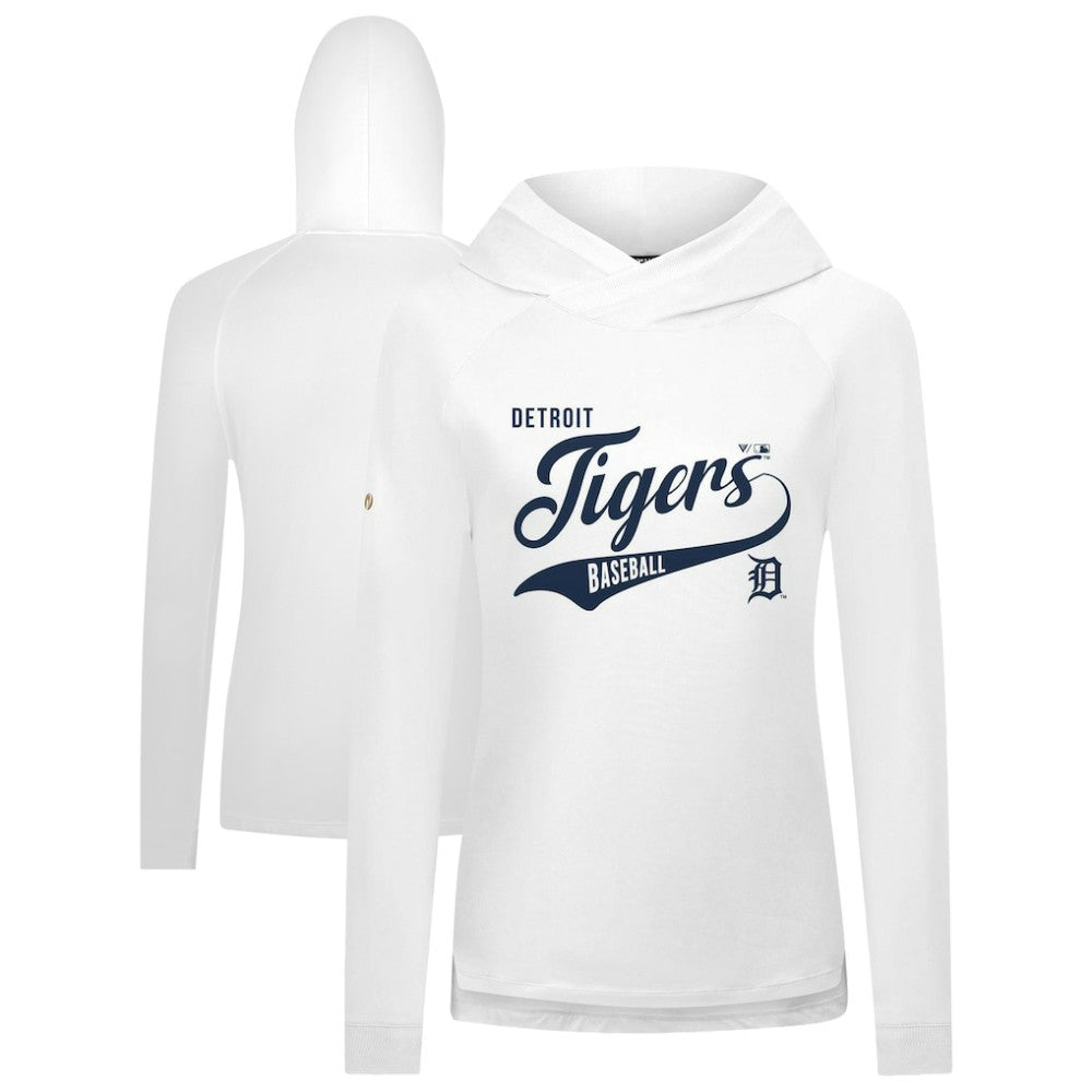MLB Detroit Tigers Levelwear Women's Slender Glide Raglan Hoodie