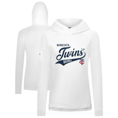 MLB Minnesota Twins Levelwear Women's Slender Glide Raglan Hoodie