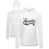 MLB Baltimore Orioles Levelwear Women's Slender Glide Raglan Hoodie