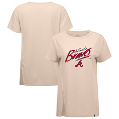 MLB Atlanta Braves Levelwear Women's Influx Sizzle T-Shirt