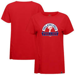 MLB Philadelphia Phillies Levelwear Women's Influx Banner Arch T-Shirt