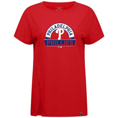 MLB Philadelphia Phillies Levelwear Women's Influx Banner Arch T-Shirt