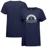 MLB Seattle Mariners Levelwear Women's Influx Banner Arch T-Shirt