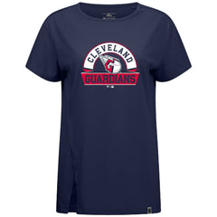 MLB Cleveland Guardians Levelwear Women's Influx Banner Arch T-Shirt
