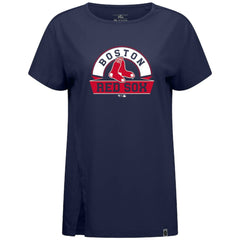 MLB Boston Red Sox Levelwear Women's Influx Banner Arch T-Shirt