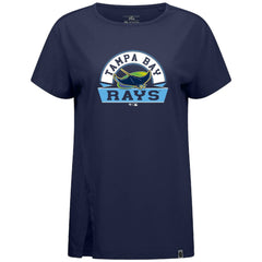 MLB Tampa Bay Rays Levelwear Women's Influx Banner Arch T-Shirt