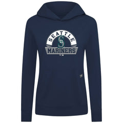 MLB Seattle Mariners Levelwear Women's Relay Banner Arch Long Sleeve T-Shirt Hoodie