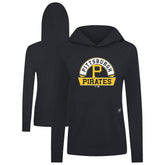 MLB Pittsburgh Pirates Levelwear Women's Relay Banner Arch Long Sleeve T-Shirt Hoodie