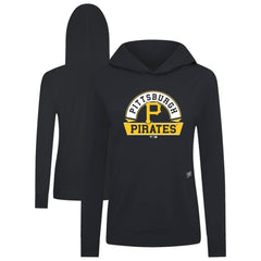 MLB Pittsburgh Pirates Levelwear Women's Relay Banner Arch Long Sleeve T-Shirt Hoodie