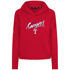 MLB Texas Rangers Levelwear Women's Sweet Sizzle Tri-Blend Hoodie
