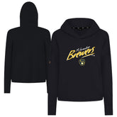 MLB Milwaukee Brewers Levelwear Women's Sweet Sizzle Tri-Blend Hoodie
