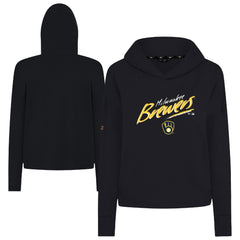 MLB Milwaukee Brewers Levelwear Women's Sweet Sizzle Tri-Blend Hoodie