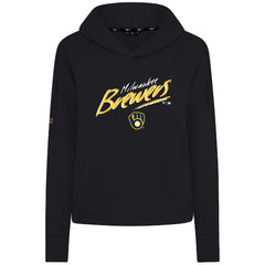 MLB Milwaukee Brewers Levelwear Women's Sweet Sizzle Tri-Blend Hoodie
