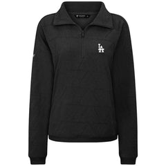 MLB Los Angeles Dodgers Levelwear Women's Camden Insignia 2.0 Quarter-Zip Top