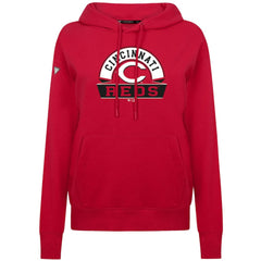 MLB Cincinnati Reds Levelwear Women's Adorn Banner Arch Hoodie
