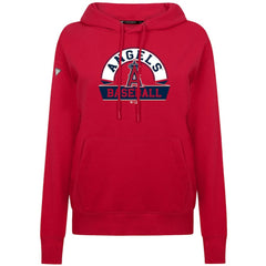 MLB Los Angeles Angels Levelwear Women's Adorn Banner Arch Hoodie