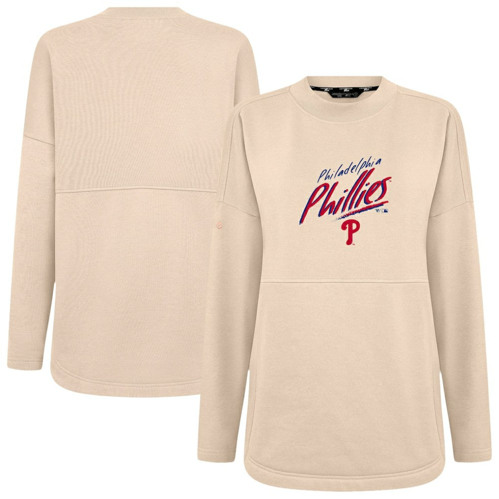MLB Philadelphia Phillies Levelwear Women's Oversized Beaudry Sizzle Top