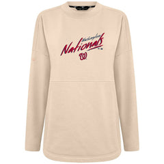 MLB Washington Nationals Levelwear Women's Oversized Beaudry Sizzle Top