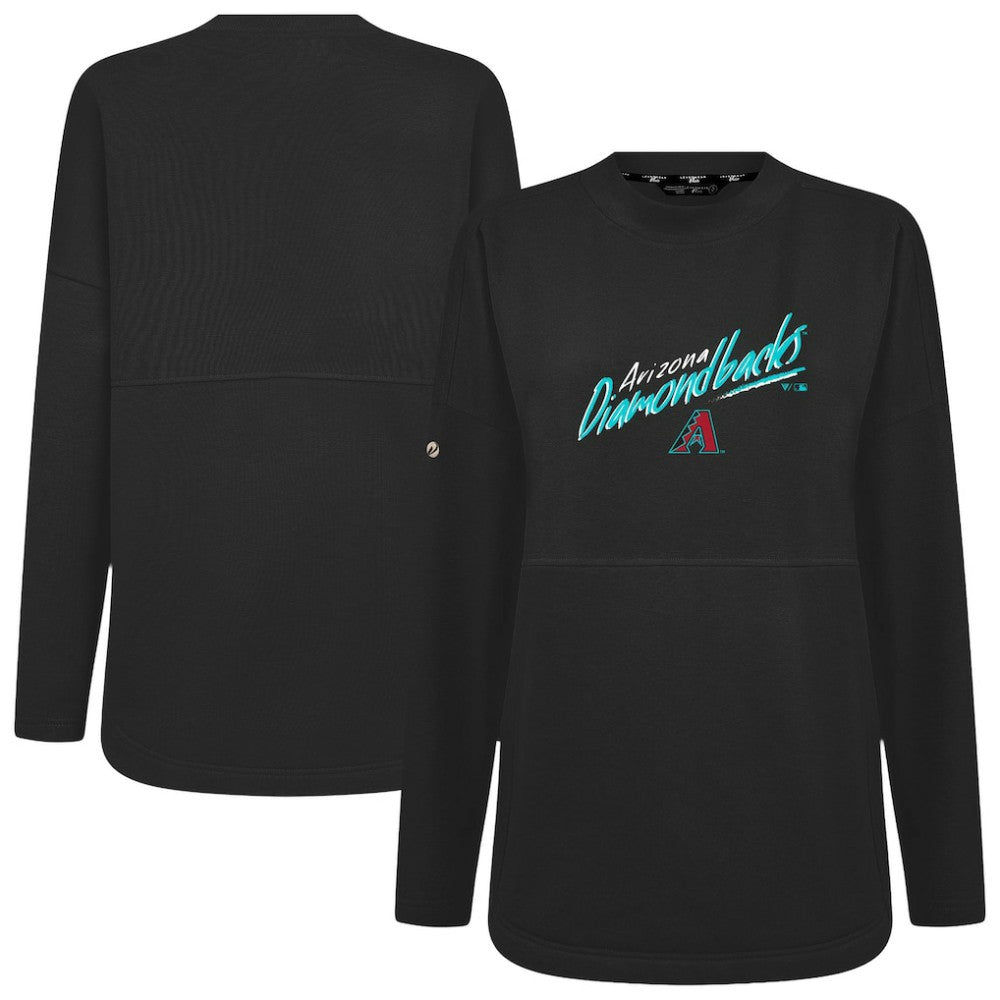 MLB Arizona Diamondbacks Levelwear Women's Oversized Beaudry Sizzle Top