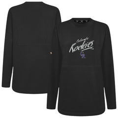 MLB Colorado Rockies Levelwear Women's Oversized Beaudry Sizzle Top