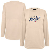 MLB Toronto Blue Jays Levelwear Women's Oversized Beaudry Sizzle Top