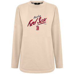 MLB Boston Red Sox Levelwear Women's Oversized Beaudry Sizzle Top