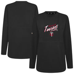 MLB Minnesota Twins Levelwear Women's Oversized Beaudry Sizzle Top