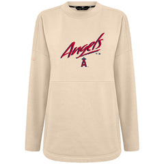 MLB Los Angeles Angels Levelwear Women's Oversized Beaudry Sizzle Top