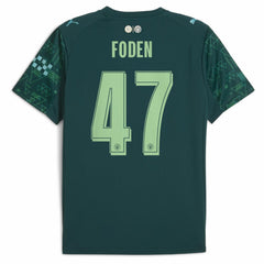 Phil Foden Manchester City x EA SPORTS FC 2025/26 Fourth Jersey - Puma Green