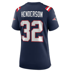 TreVeyon Henderson Women's Game Jersey - New England Patriots