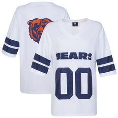 Cuce Women's Rhinestone V-Neck Tunic - Chicago Bears