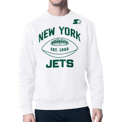 Starter Green and White Forever Fleece Sweatshirt - New York Jets