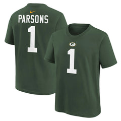 Micah Parsons Youth Player Name & Number T-Shirt - Green Bay Packers