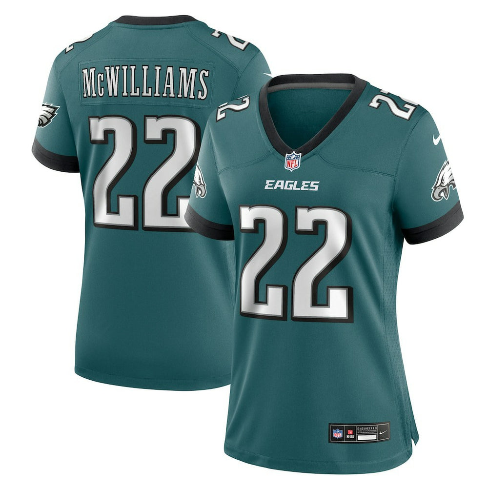 Mac McWilliams Women's Team Game Jersey - Philadelphia Eagles