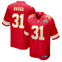 Jeffrey Bassa Team Game Jersey - Kansas City Chiefs