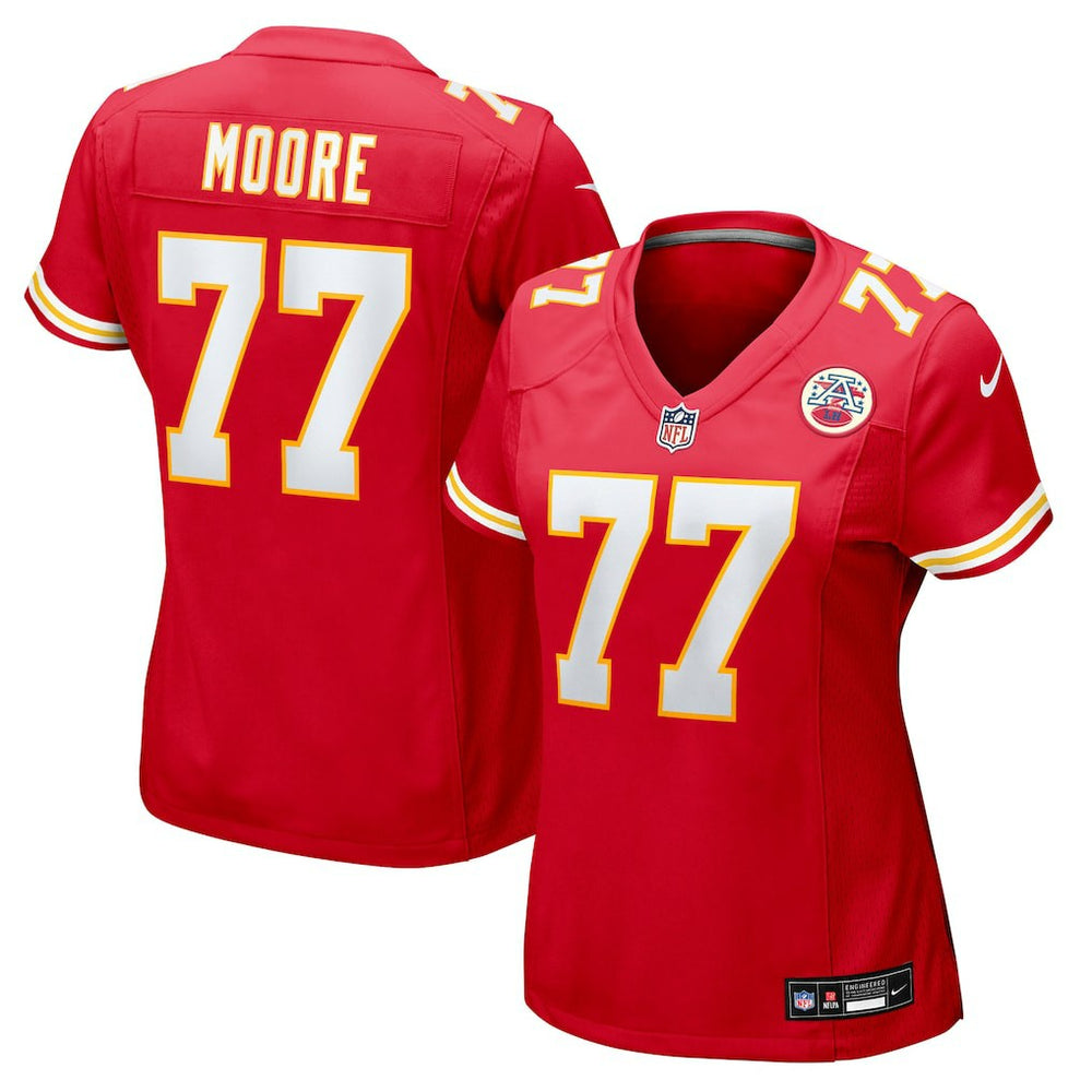 Jaylon Moore Women's Team Game Jersey - Kansas City Chiefs
