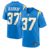 Jordan Oladokun Team Game Jersey - Los Angeles Chargers