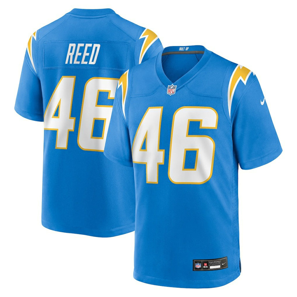 Nikko Reed Team Game Jersey - Los Angeles Chargers