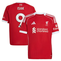 Alexander Isak Liverpool Youth 2025/26 Home Replica Player Jersey - Adidas Red